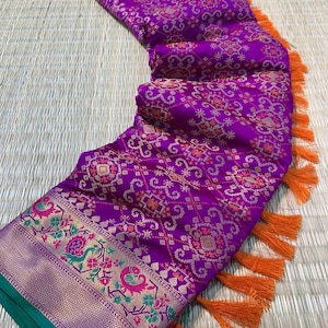 Pure patola Paithani Silk Sarees/Patola Pochampally Paithani saree