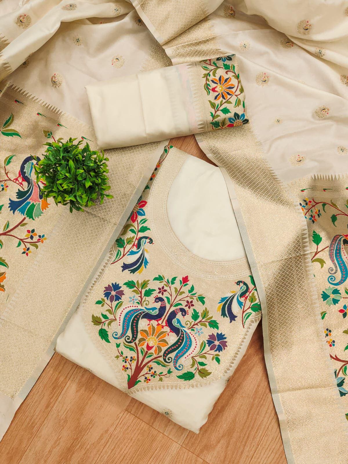 Paithani Dress - Etsy