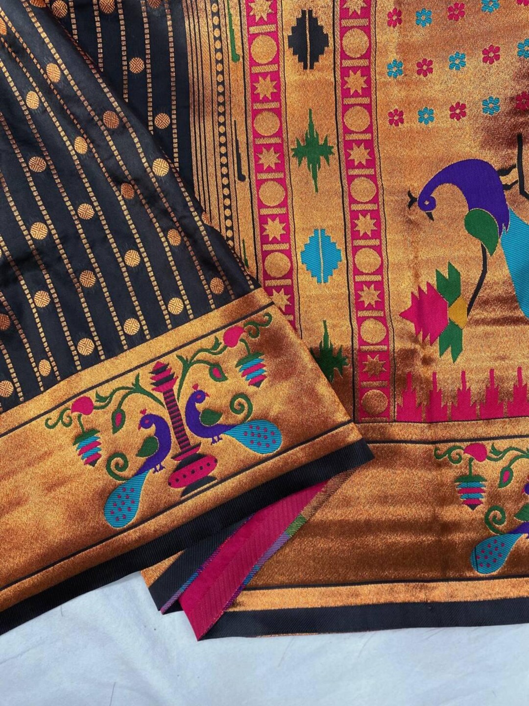Beautiful Designer Pure Patola Paithani Saree
