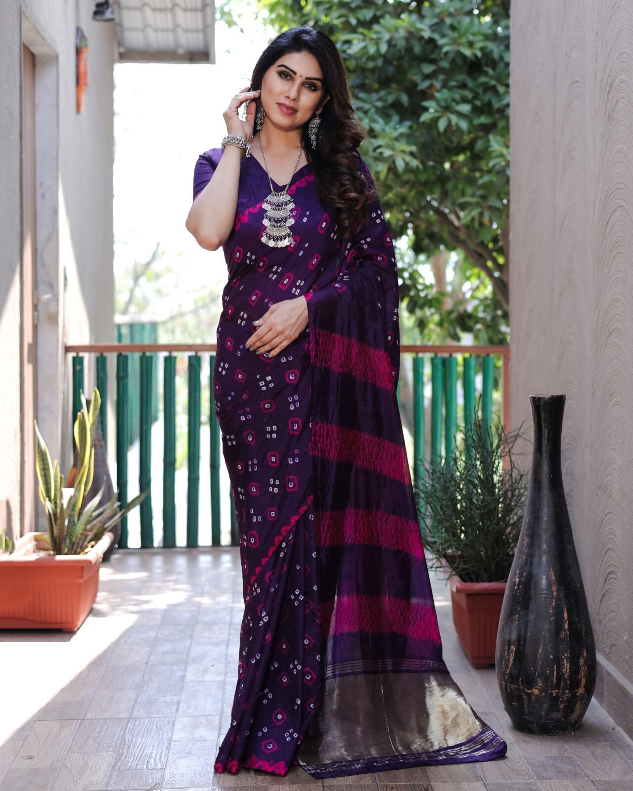 Women's Designer Bandhani Saree With Traditonal - Etsy
