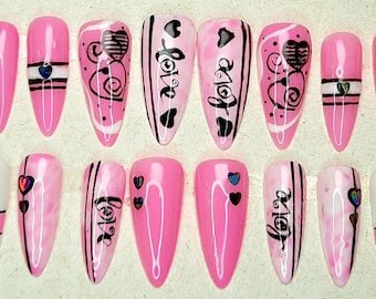 Gimme some love, Set of 20 nails