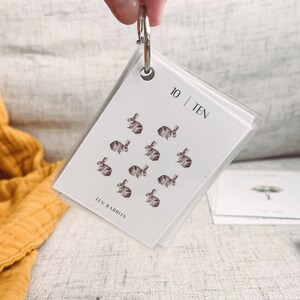 Nature Number Flashcards - Preschool Counting Cards - Homeschooling Resources - Nature Themed Toddler Activity - Printable Flashcards
