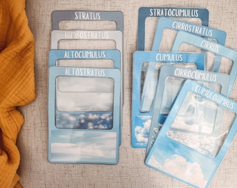 Cloud Viewers - Viewing Window for Cloud Discovery - Homeschool Resources - Preschool Science of Metrology - Printable