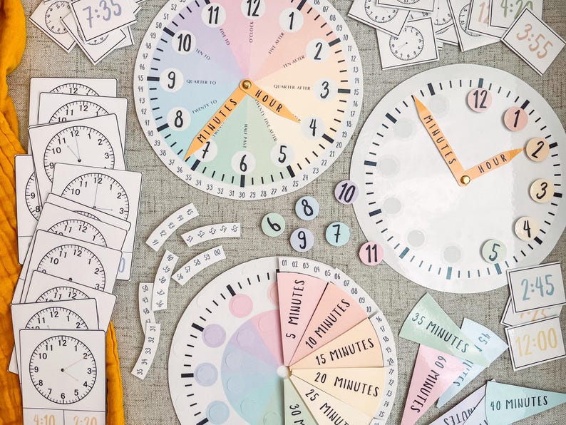 Clock Interactive Activity Homeschooling Resources Learning Time Lesson