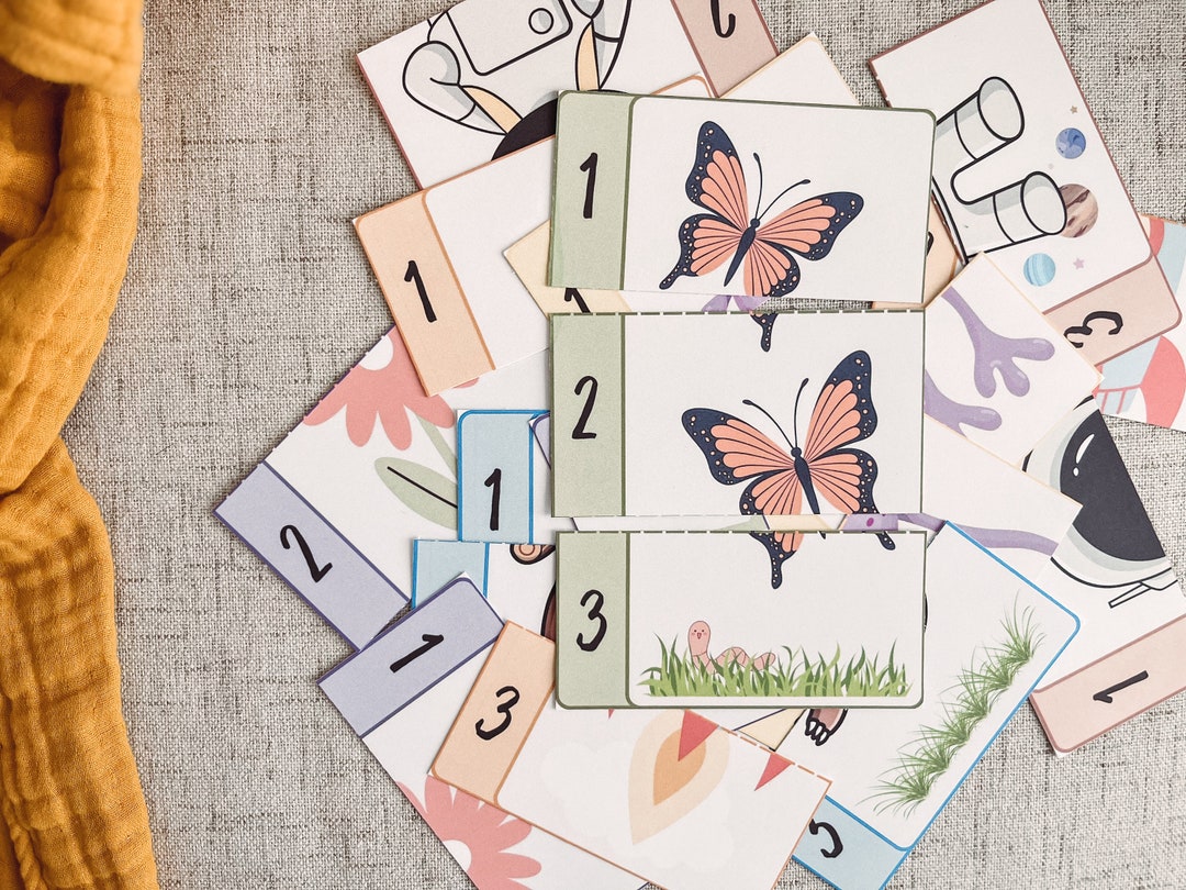 Number Counting Puzzles – Printable Toddler Activity (PDF) - Etsy