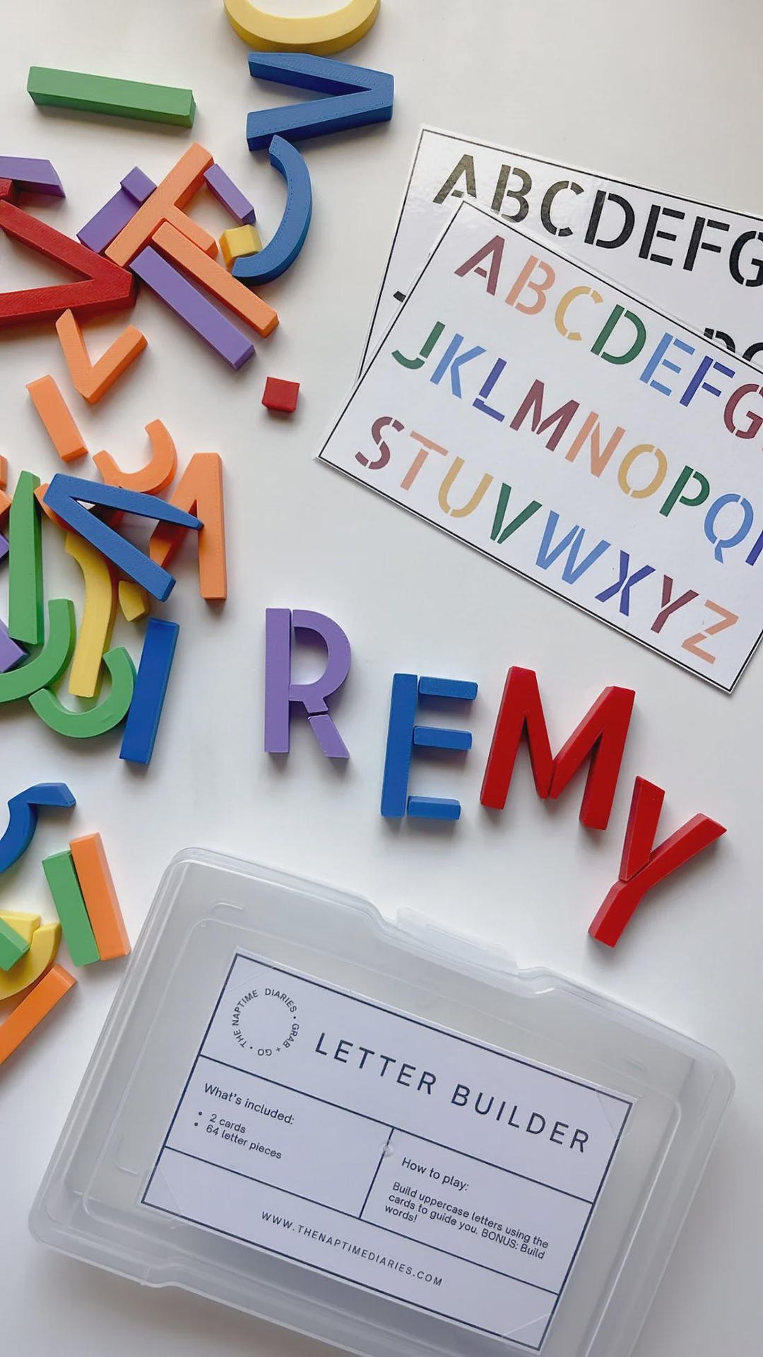 Build Up Letters Machine Letter Builder - Preschool Learning Kit - Etsy