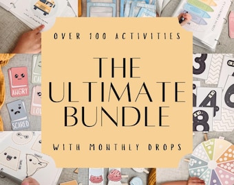 Preschool Activity Bundle - Printable Membership - Workbooks - Worksheets - Crafts - Parent Resources - Homeschooling Materials
