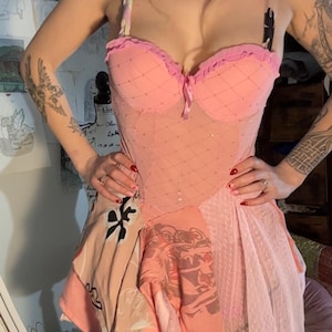 PIXIE dress - One-of-a-Kind Upcycled Fairy Dress – Handmade Festival & Rave Wear - size SMALL/MEDIUM