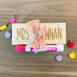 Personalized Teacher Whiteboard Eraser - Teacher Gift