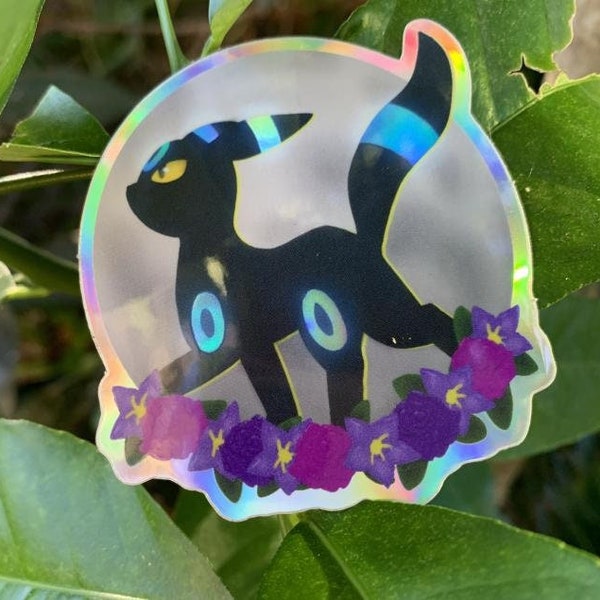 CLEARANCE | Holographic Shiny Umbreon Sticker