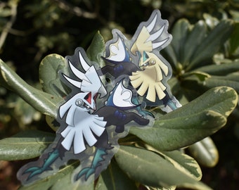 Silvally Transparent Stickers | 3"