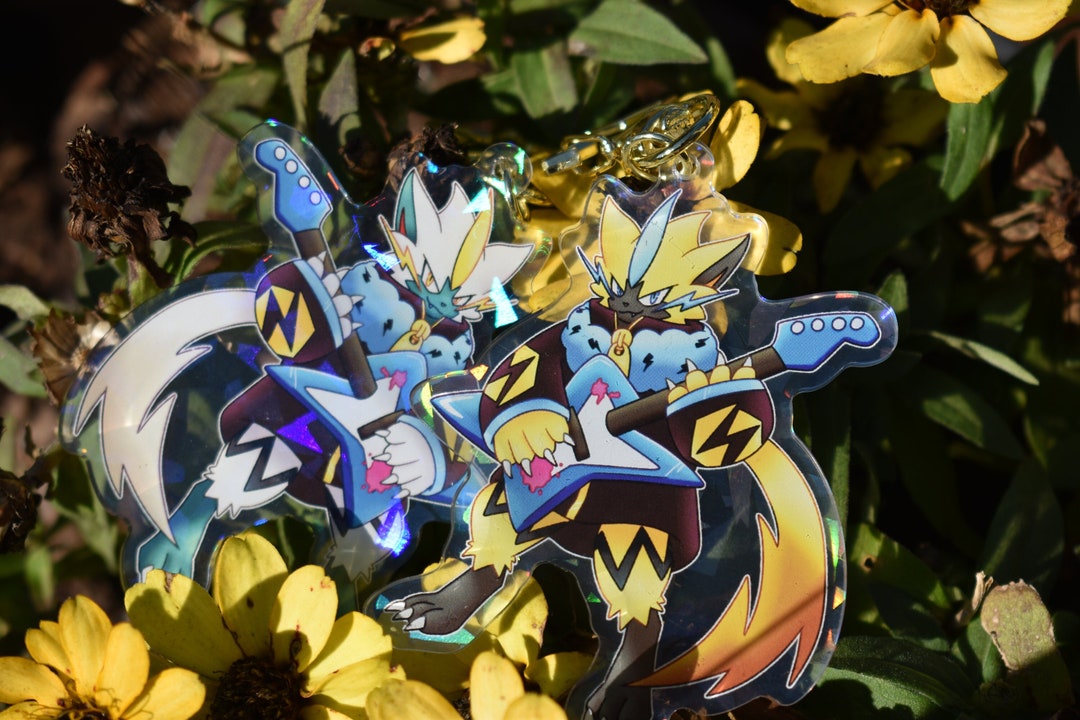 Bandstyle Zeraora Acrylic Keychain 3 Etsy
