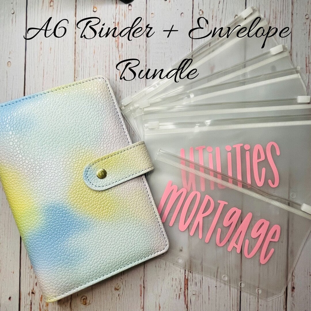 Budget Binder A6 Binder Envelopes Cash Envelope System Sinking Funds