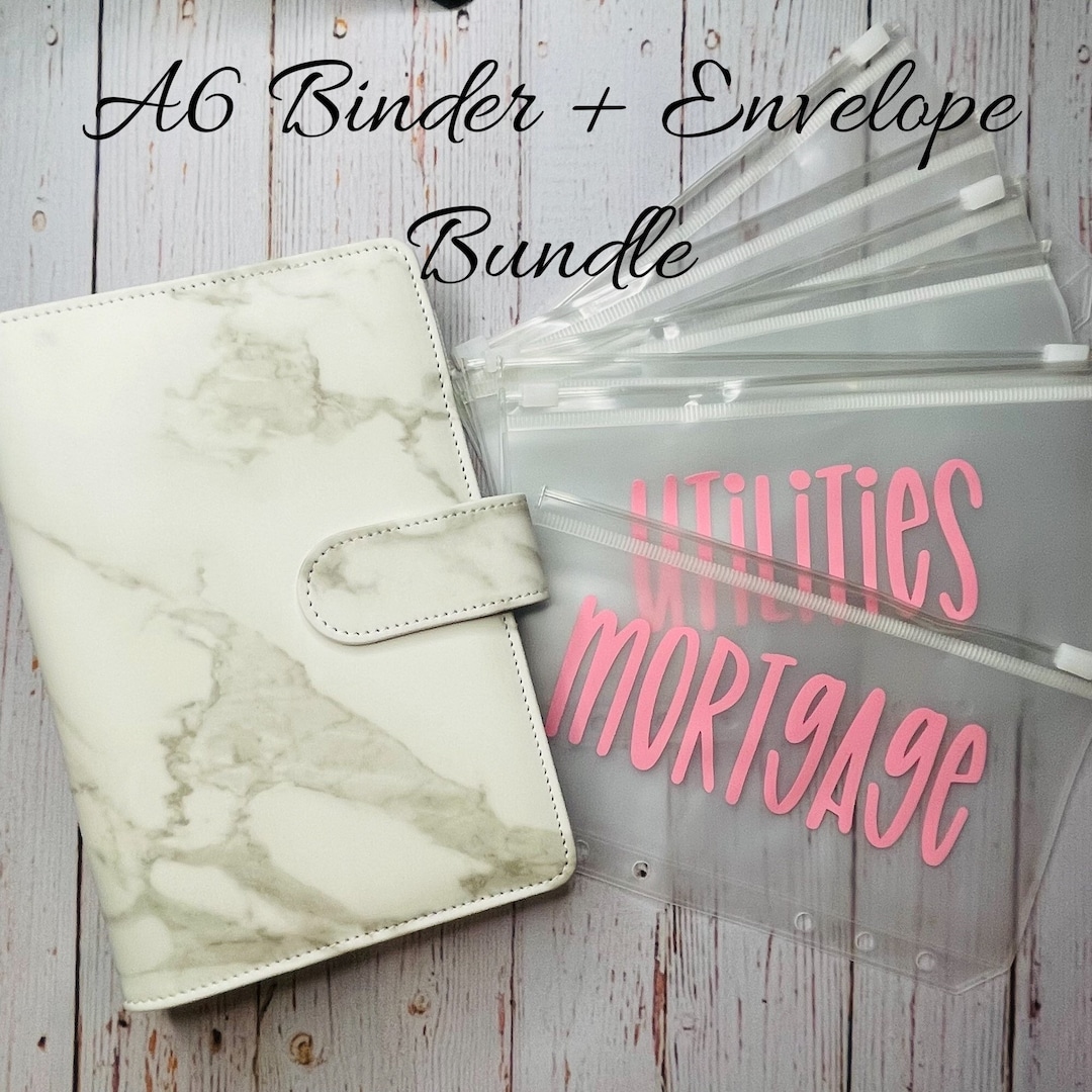 Budget Binder A6 Binder Envelopes Cash Envelope System Sinking Funds