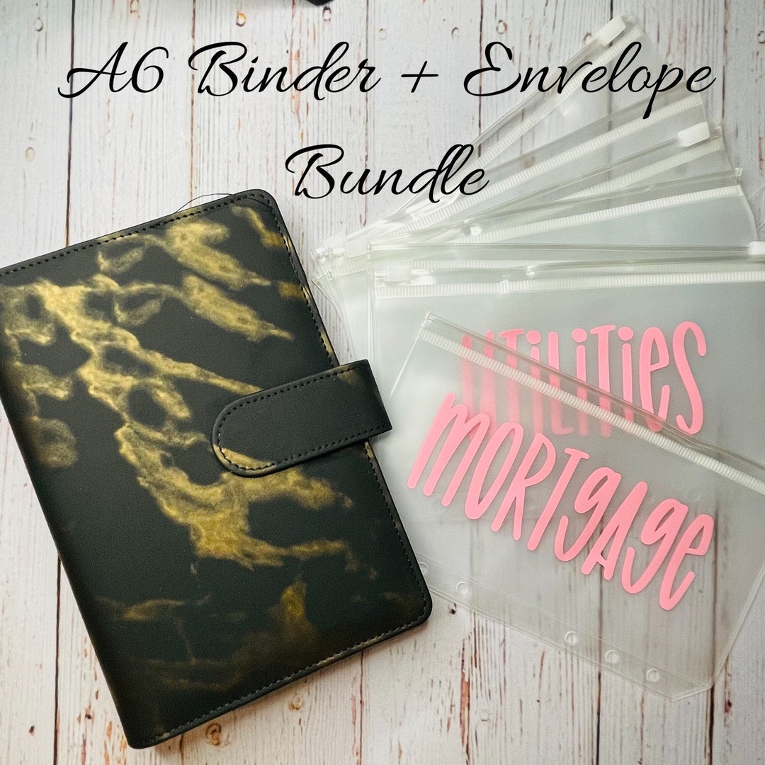 Budget Binder A6 Binder Envelopes Cash Envelope System Sinking Funds