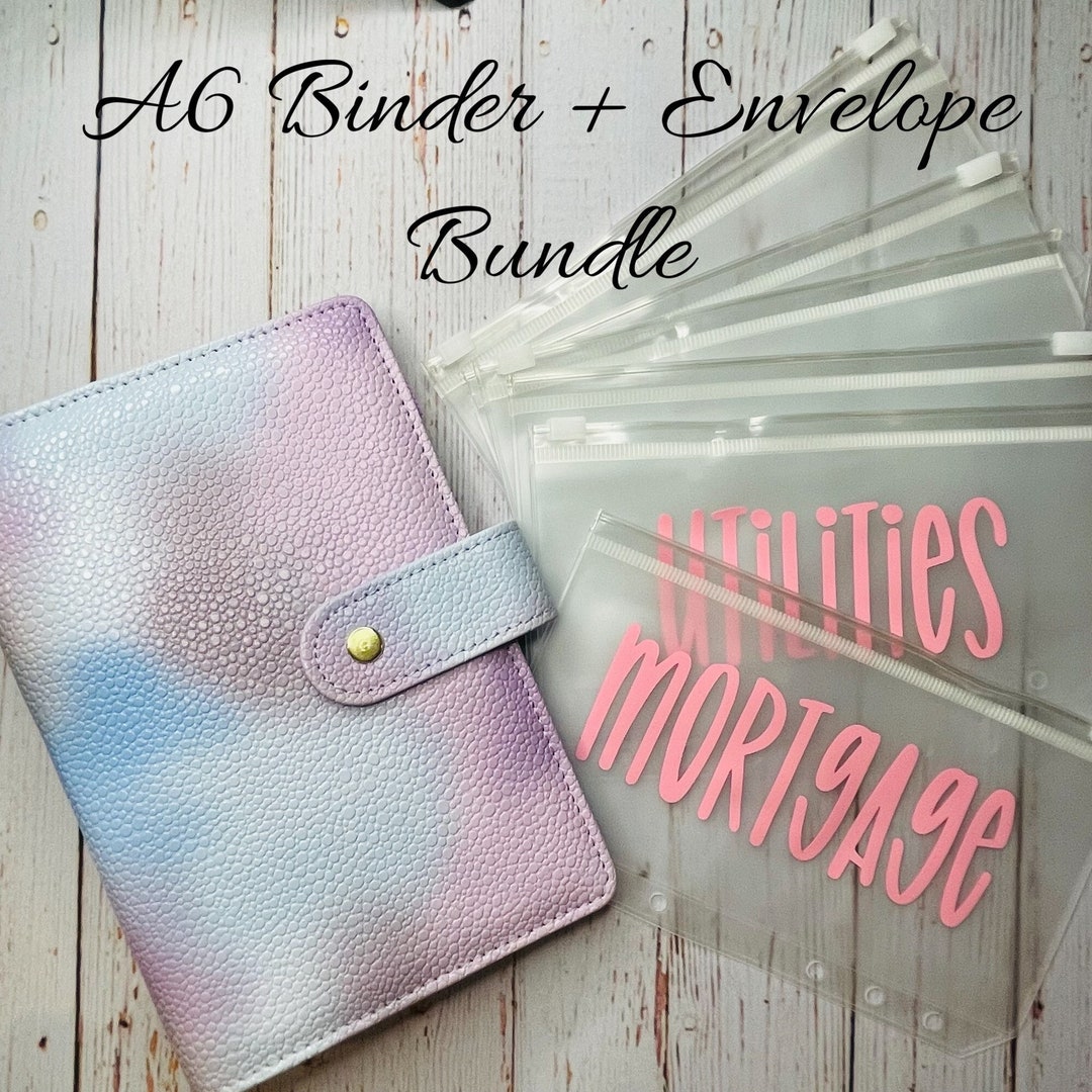 Budget Binder A6 Binder Envelopes Cash Envelope System Etsy