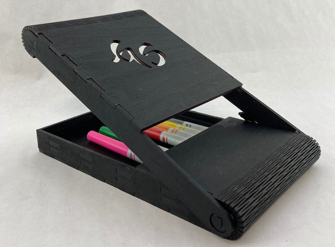 Personalized Pencil Box / Wooden Pencil Box / Custom Etsy