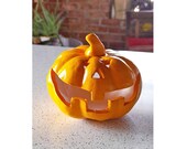 Pumpkin Censer Handmade Ceramic, Censer Bowl ,Embroidered Home Decor, Decorative Accessory for Home