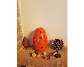 Heart Censer Handmade Ceramic ,Embroidered Home Decor, Decorative Accessory for Home