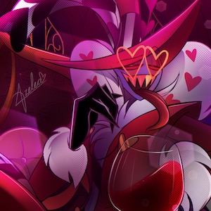 Valentino 6 x 8 Stampa artistica / Hazbin Hotel