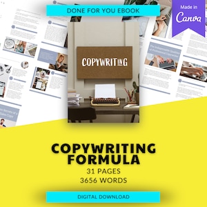 Textformel | Done For You eBook Canva Vorlagen Digitaler Download