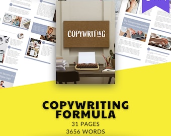 Copywriting Formula | Done For You eBook Canva Templates Digital Download