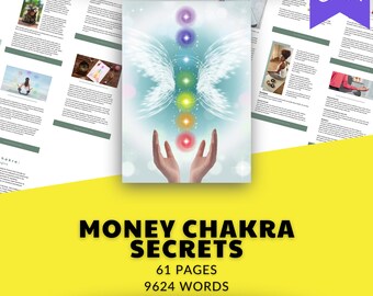 Money Chakra Secrets | Done For You eBook Canva Templates Digital Download
