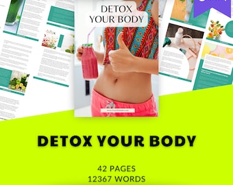 Detox Your Body | Done For You eBook Canva Templates Digital Download