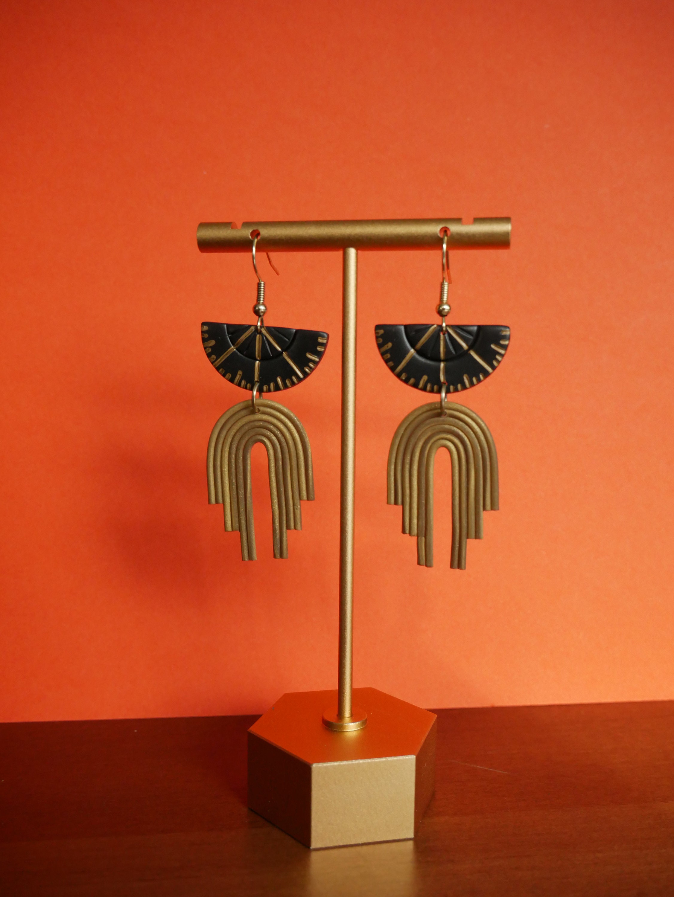 Protractor Earrings Polymer Clay Earrings Ruler Earrings Etsy