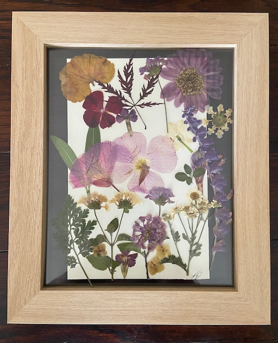 Real Dried Flower Frames Etsy