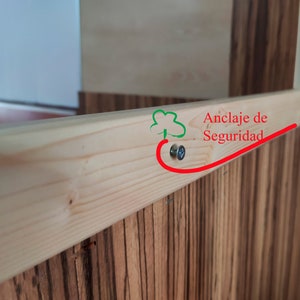 Specchio di sicurezza Montessori con barra, Specchio per bambini, Specchio Montessori per bambino, Specchio Montessori, Specchio Montessori bianco immagine 3