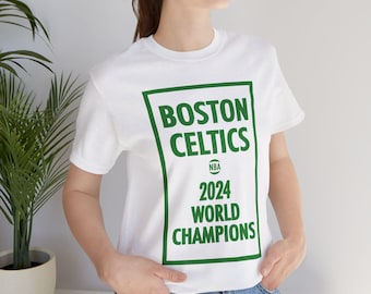 Boston Celtics 2024 Meister-T-Shirt - Unisex NBA Basketball Shirt