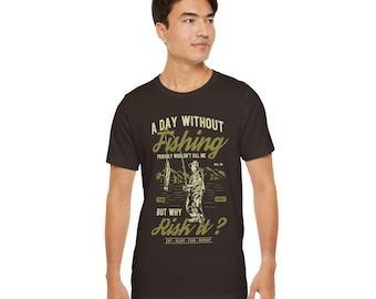 Funny Fishing T-Shirt: Outdoor Adventure Tee for Fisherman