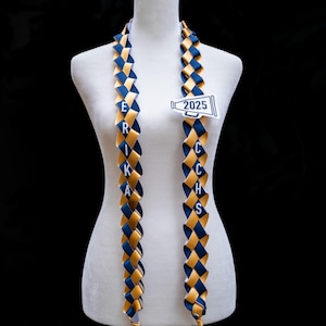 Cheer Graduation Lei Open | Cheer Senior Night Lei Gift | Cheer Team or Coach Gift   (Open Lei)