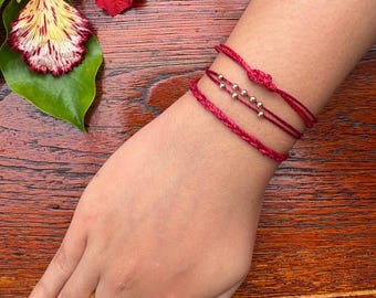 Lucky Red Bracelets Collection 2 (Open End Adjustable Closure)