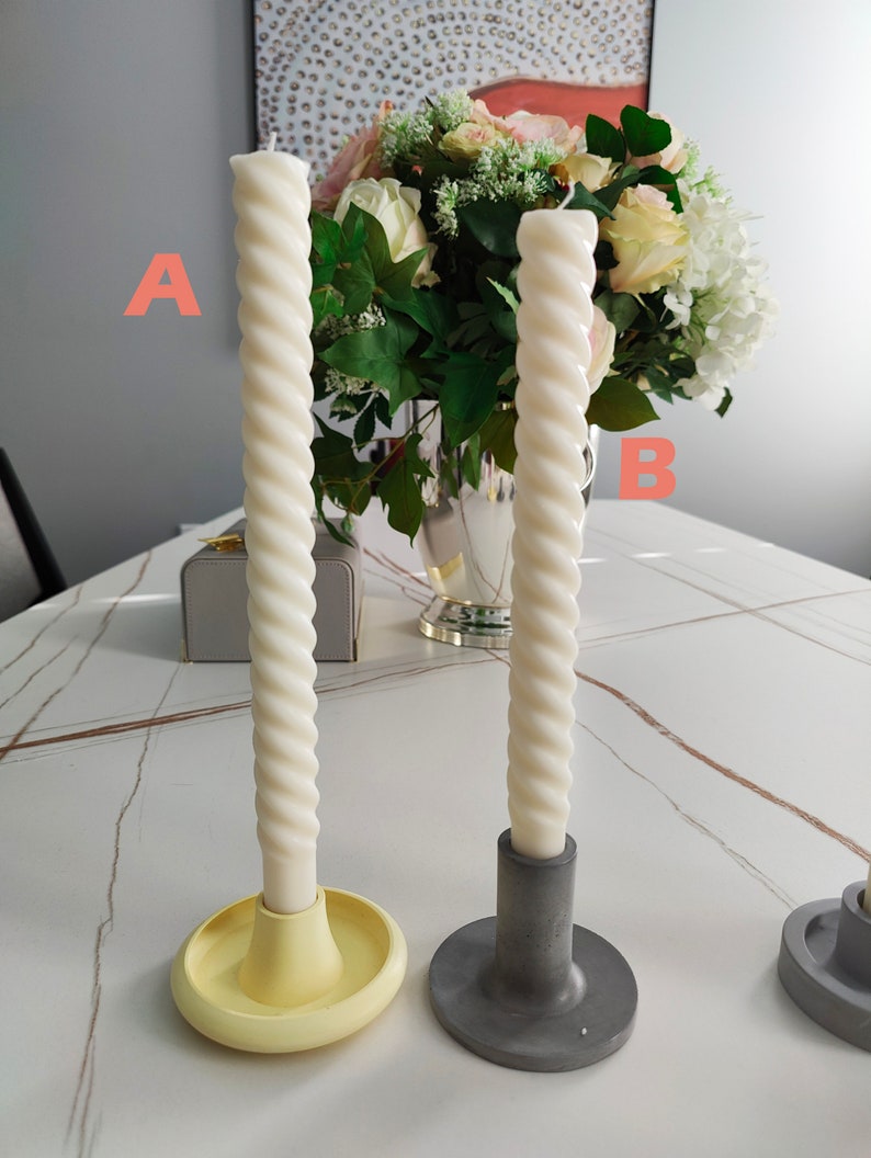 Handmade Assorted 9-10” Soy Beeswax Taper Candles: Scented Dinner Candles bild 2