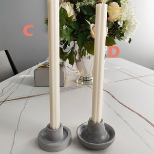 Handmade Assorted 9-10” Soy Beeswax Taper Candles: Scented Dinner Candles bild 3