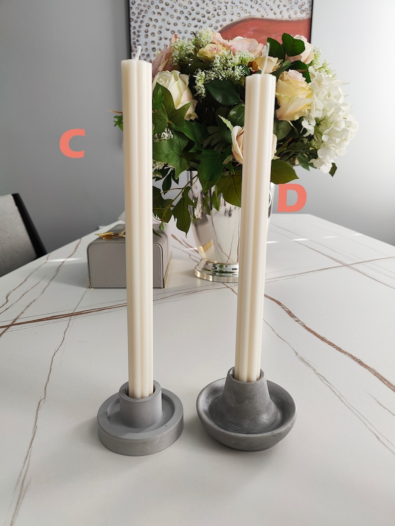 Handmade Assorted 9-10” Soy Beeswax Taper Candles: Scented Dinner Candles bild 3