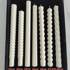 Handmade Assorted 9-10” Soy Beeswax Taper Candles: Scented Dinner Candles bild 5