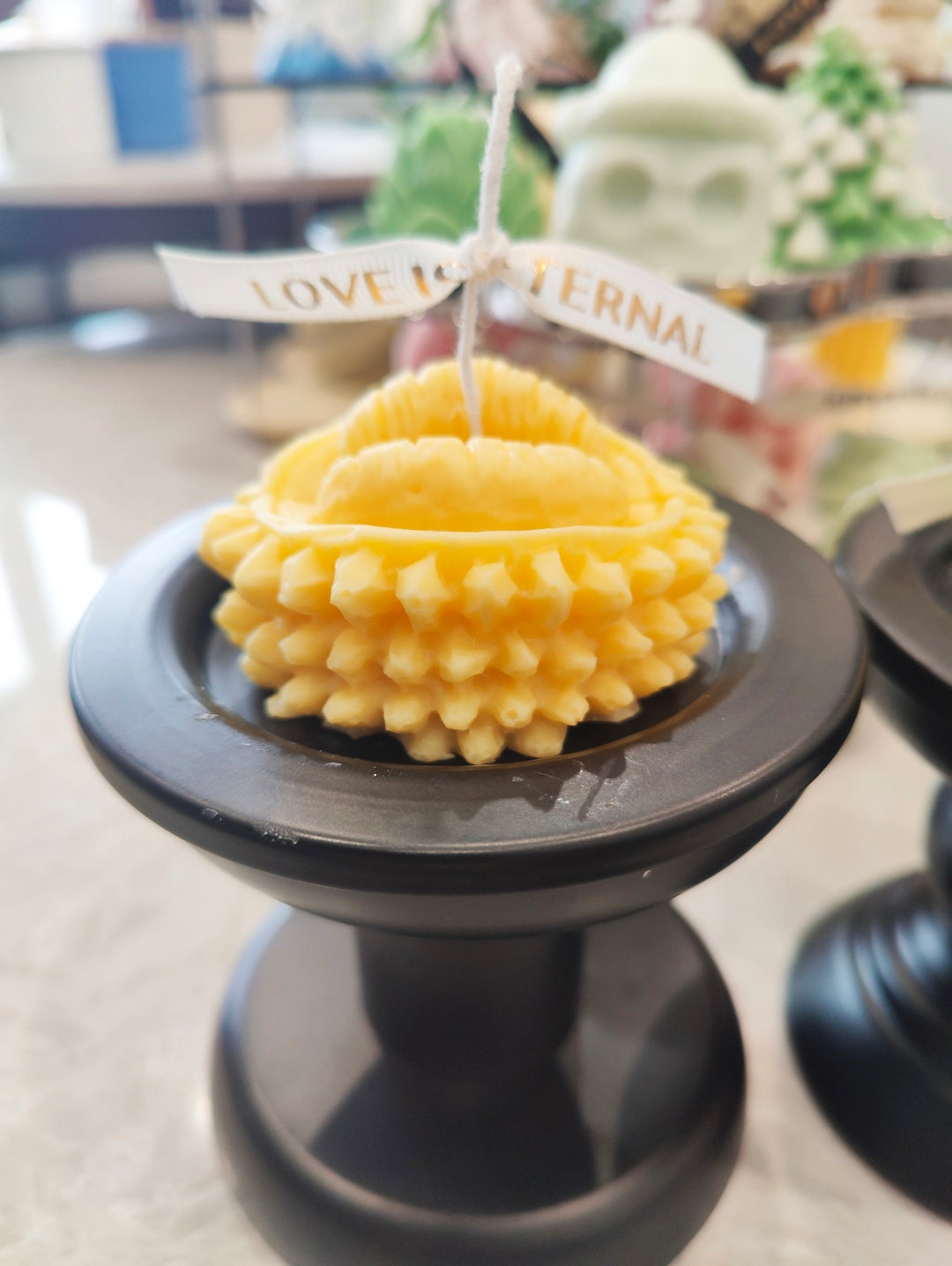 Cute Durian Sculptural Candle Custom Scent Set of 2 Pieces Handmade ...