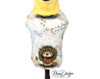 Dog sweater, sweater made of high-quality French terry (summer sweat)