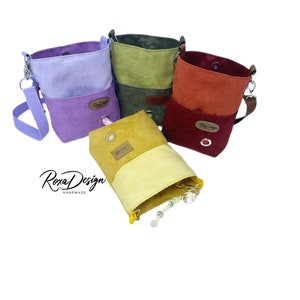 Gassi Tasche Aus Wildlederoptik