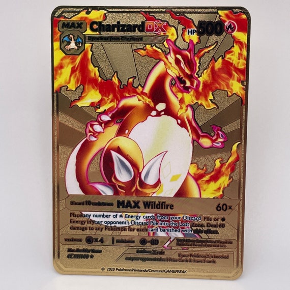 Gold Metal Pokemon Charizard OX Birthday Gift Free Extras Etsy UK gold-metal-pokemon-charizard-ox-birthday-gift-free-extras-etsy-uk
