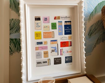 Delray Beach Florida Art Print: Matchbook Collection (Digital Download)Popular Trending Preppy