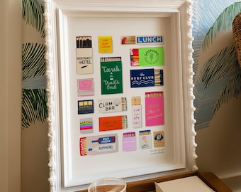Montauk New York Matchbook Art Print: Hamptons Wall Decor (Digital Download)Popular Trending Preppy