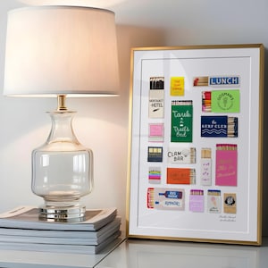 Montauk New York Matchbook Art Print: Hamptons Wall Decor (Digital Download)Popular Trending Preppy