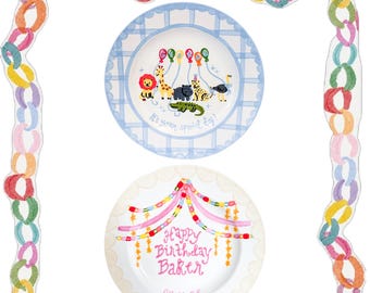 Hand Painted Birthday Custom Plate Painting Present Popular Trending Decorated Celebrating Special Day