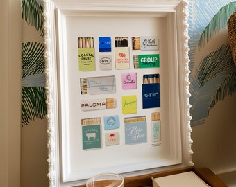 Greenville SC Matchbook Art Print: Local Landmarks (Digital Download)Popular Trending Preppy