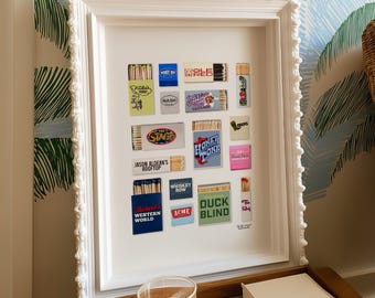 Nashville Matchbook Art Print: Broadway Bars (Digital Download)Popular Trending Preppy
