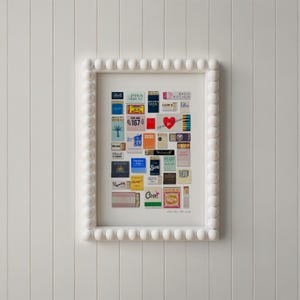 Charleston Matchbook Art Print: South Carolina Restaurant Collection (Digital Download)